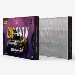 10ft Straight Velcro Fabric Pop Up Display