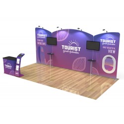 10x20ft Custom Trade Show Booth 02