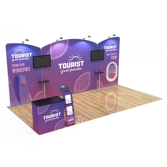 10x20ft Custom Trade Show Booth 02
