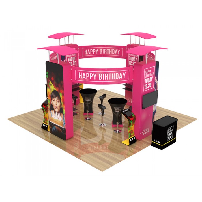 20x20ft Custom Trade Show Booth A