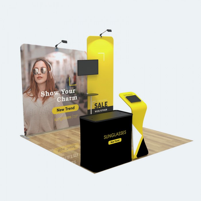 10x10ft Custom Trade Show Booth 03