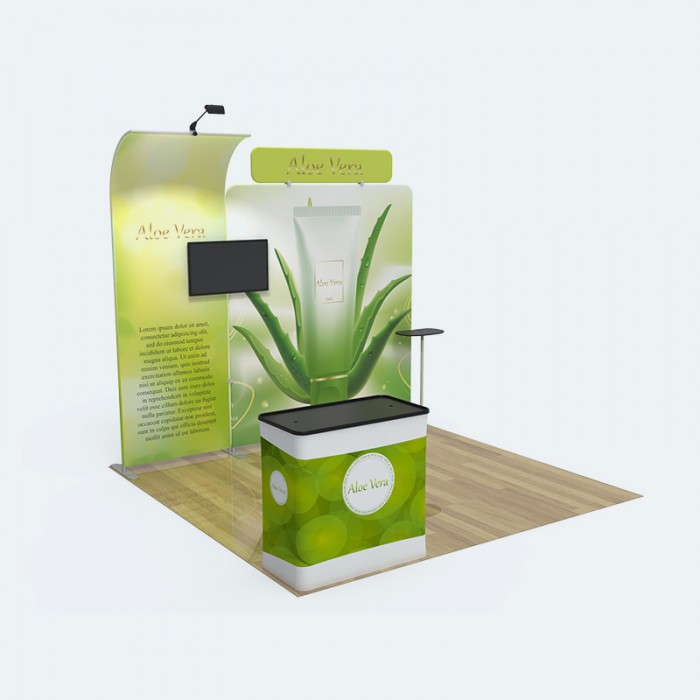 10x10ft Custom Trade Show Booth 16