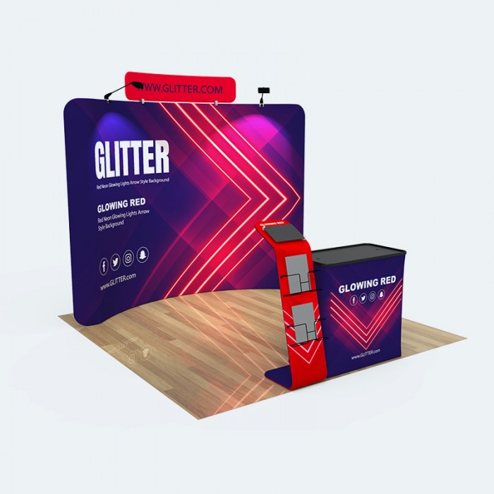 10x10ft Custom Trade Show Booth 18
