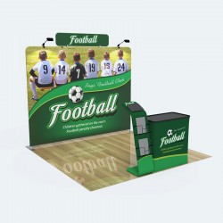 10x10ft Custom Trade Show Booth 19 10x10ft Custom Trade Show Booth 19