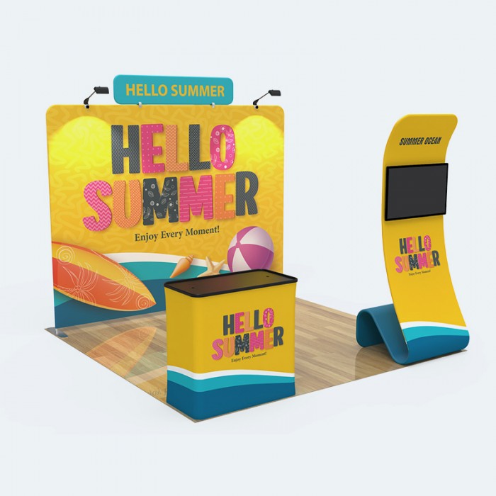 10x10ft Custom Trade Show Booth 25