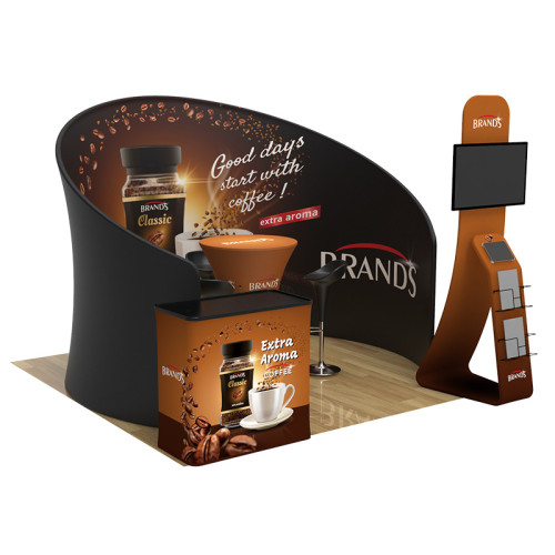 10x10ft Custom Trade Show Booth K