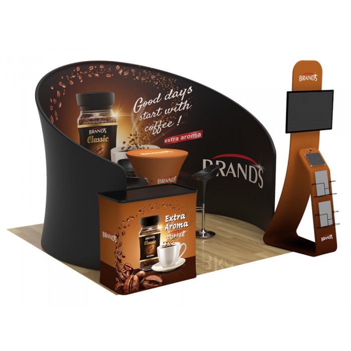 10x10ft Custom Trade Show Booth K