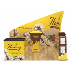 10x10ft Custom Trade Show Booth L