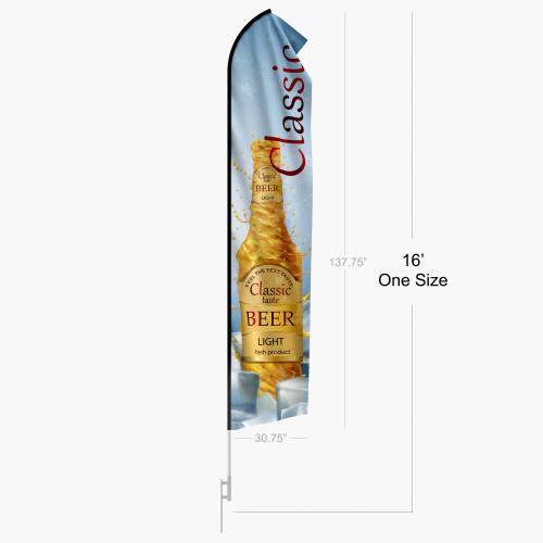 16ft Econo Feather Flag 16ft Econo Feather Flag